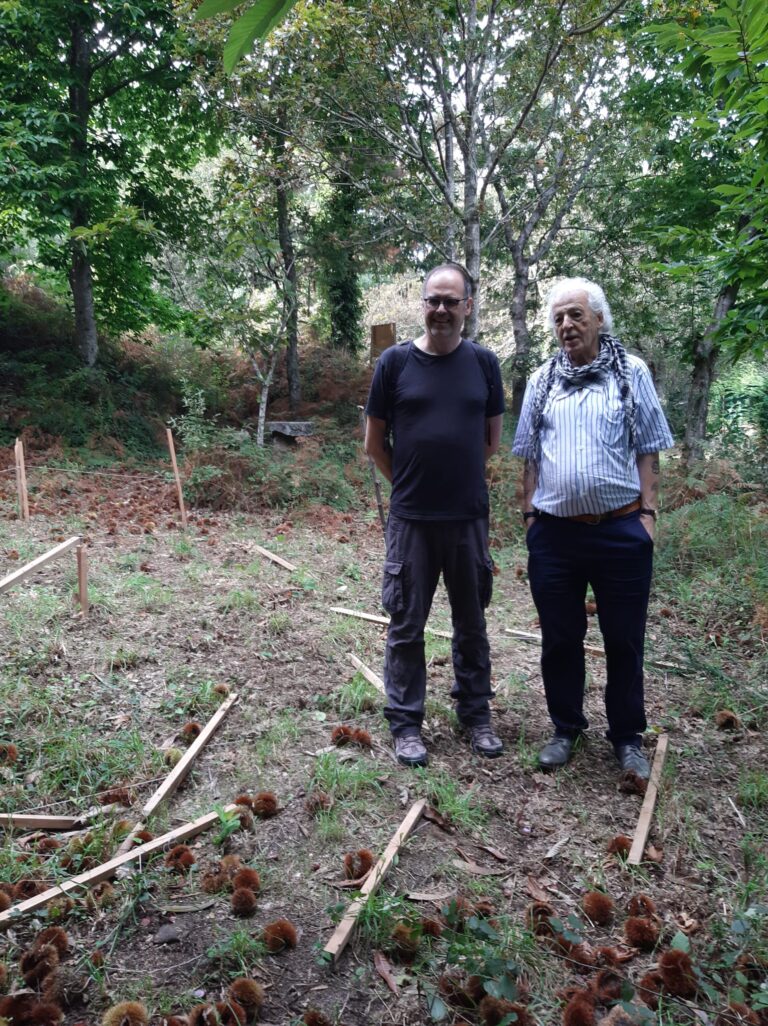 Visita de Xoan Xil a Monte Cambeiro